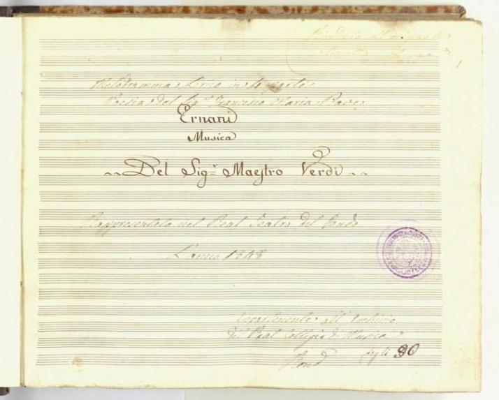 [Ernani - 1848] Page 1
