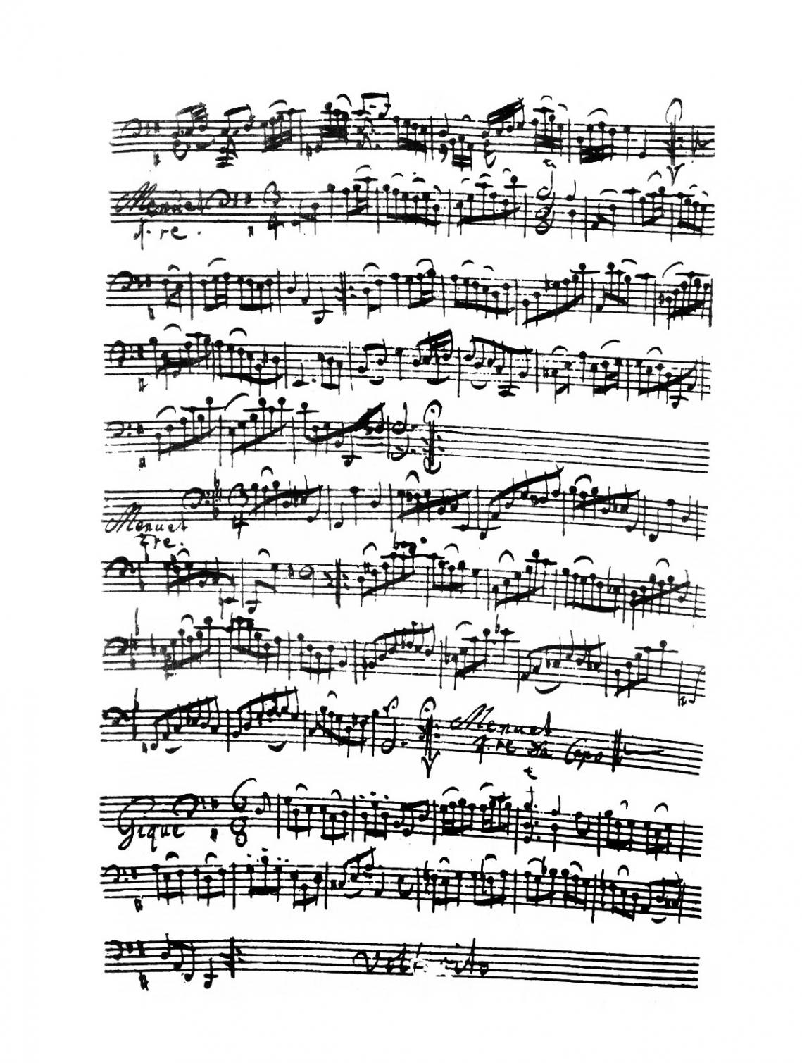 Suite n.1 BWV 1007 - Page 4
