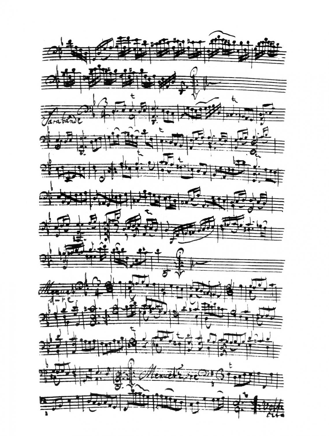 Suite n.2 BWV 1008 - Page 4