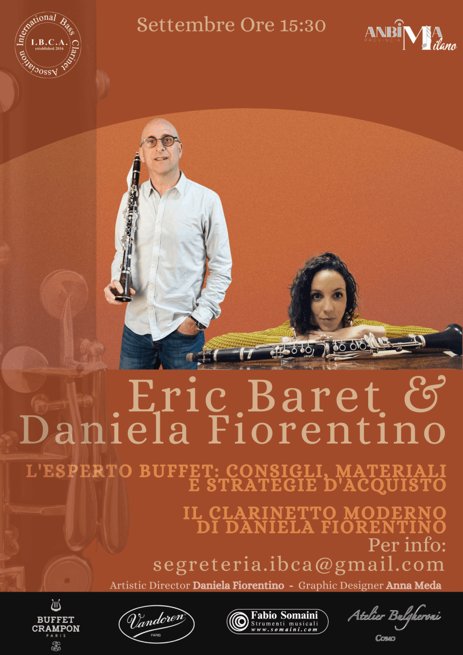 Eric Baret e Daniela Fiorentino